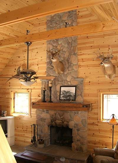 Log Cabin Fireplace Best Of Fire Place Rocked All the Way Up to the Vaulted Ceiling