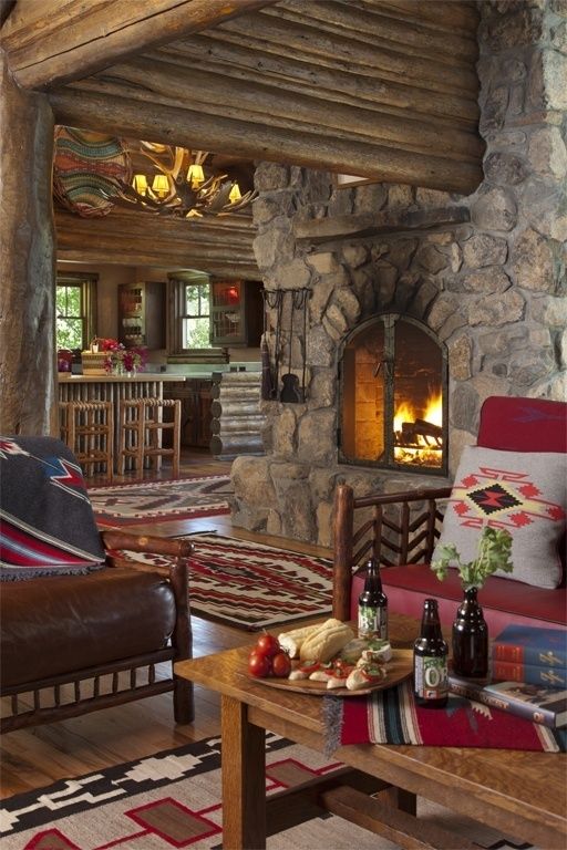 Log Cabin Fireplace Fresh 30 Dreamy Cabin Interior Designs Camp