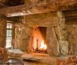 Log Cabin Fireplace Inspirational Cozy Rustic Living Room Country Home Decor
