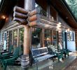 Log Cabin Fireplace New Upscale Lakefront Log Cabin with Private Dock In northern Washington