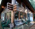 Log Cabin Fireplace New Upscale Lakefront Log Cabin with Private Dock In northern Washington