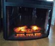 Long Electric Fireplace Elegant Electric Fireplace Insert with Remote Black Metal Framing
