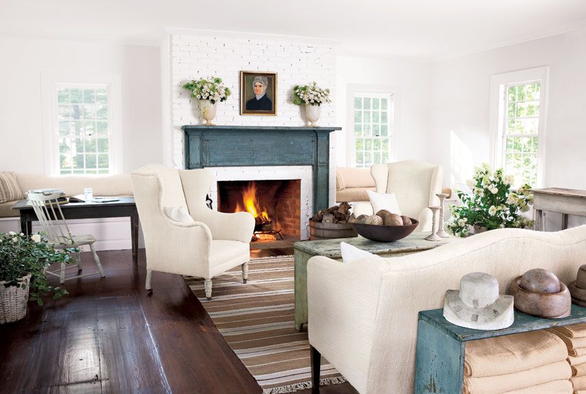 30 White Living Room Decor Ideas for White Living Room 54eb5bfba0e07 room blue antique mantel htours0207 de ot9q3x xln