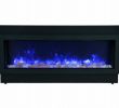 Low Profile Electric Fireplace Elegant Amantii Bi 60 Slim – Full Frame Viewing Electric Fireplace