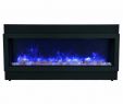 Low Profile Electric Fireplace Elegant Amantii Bi 60 Slim – Full Frame Viewing Electric Fireplace