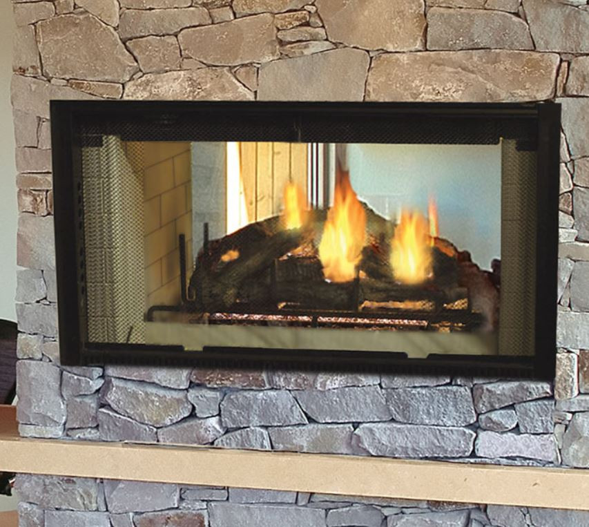 Majestic Wood Burning Fireplace Lovely Majestic Wood Fireplace See Thru 36 Inch