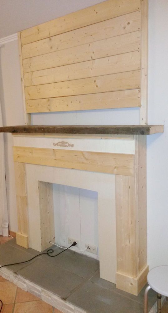 Making A Fireplace Mantel Awesome Faux Wood Mantel Twipik