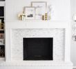 Mantle with No Fireplace New Diy Marble Fireplace & Mantel Makeover