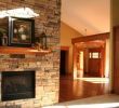 Manufactured Stone Fireplace Awesome Cultured Stone Fireplace with Craftsman Style Mantle
