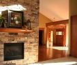 Manufactured Stone Fireplace Awesome Cultured Stone Fireplace with Craftsman Style Mantle