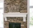 Manufactured Stone Fireplace Luxury Window to Window Family Room