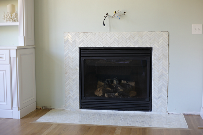 Marble Tile Fireplace Best Of Well Known Fireplace Marble Surround Replacement &ec98