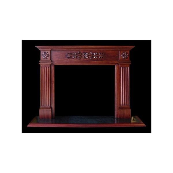 Fireplace Mantel design in natural walnut from Mantel Arts 0df92e3d93fc61cfd15cda f20a