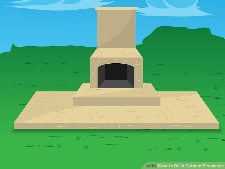 Masonry Fireplace Construction Details Elegant How to Build Outdoor Fireplaces with Wikihow