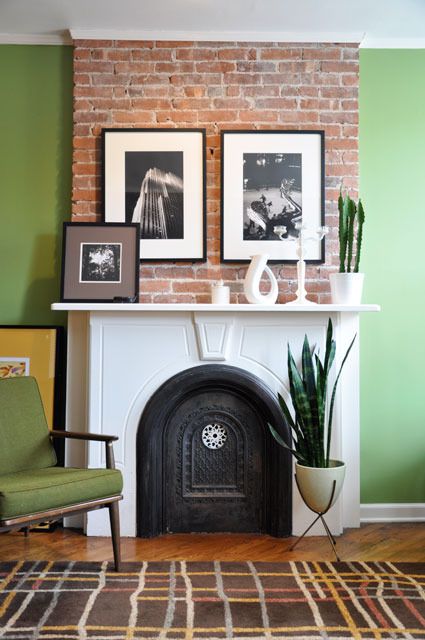 Mcm Fireplace Awesome Green is Good is that Mcm Chair and Wonderfully Paired