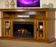 Media Cabinet with Fireplace Beautiful Brookfield 26" Premium Oak Media Console Electric Fireplace