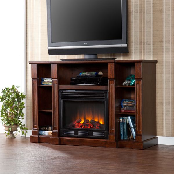 Upton Home Bernardo Espresso Electric Media Fireplace f70dad925d d2bd539d10dd4620