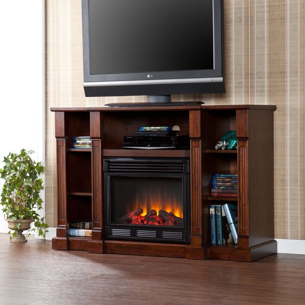 Media Cabinet with Fireplace Fresh Upton Home Bernardo Espresso Electric Media Fireplace