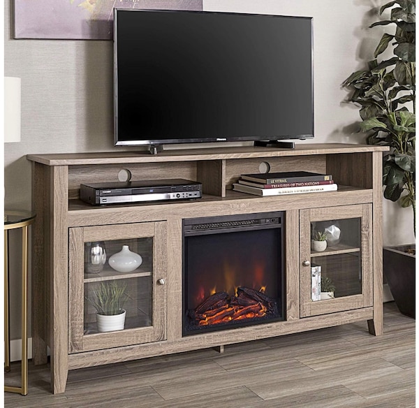 Modern TV Media Console with Fireplace 1f afd8381daf442ed5fda997