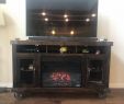 Media Console with Fireplace Luxury Rustic Tv Stand and Electric Fireplace