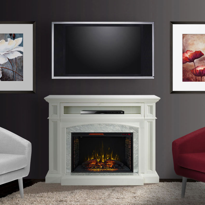 white fireplace electric Charming Fireplace Drew CS 33WM1100 WHT 850