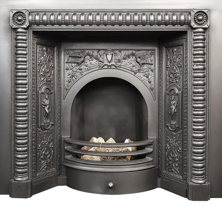 Metal Fireplace Inspirational Decorative Cast Fireplace Insert In 2019