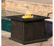Metal Outdoor Fireplace Best Of Ooaxa 33 5 Cast Mgo Gas Fire Pit Square Copper Brown