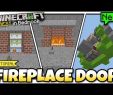 Minecraft Fireplace Beautiful Videos Matching Minecraft 6 Easy 2x2 Piston Doors