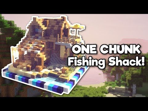 Minecraft Fireplace Best Of Minecraft Beach Fishing Shack In One Chunk [tutorial