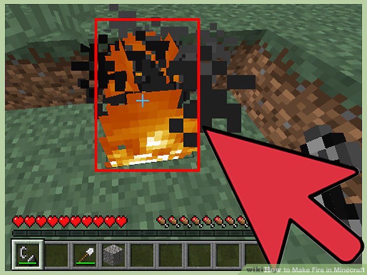 Minecraft Fireplace Inspirational How to Make Fire In Minecraft with Wikihow