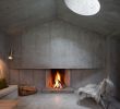 Minimalist Fireplace Elegant Minimalist Concrete Living Room Fireplace In Refugi Lieptgas