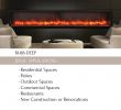 Modern Electric Fireplace Insert Luxury Bi 88 Deep Electric Fireplace Indoor Outdoor Amantii