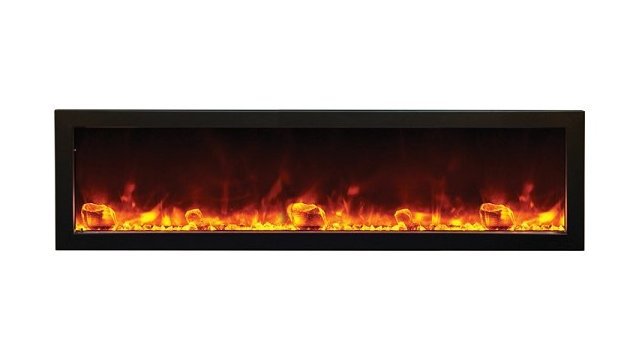 Modern Flame Electric Fireplace Fresh Amantii Bi 60 Slim Indoor Outdoor Linear Fireplace