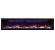 Modern Flame Electric Fireplace Fresh Amantii Panorama Deep 72″ Built In Indoor Outdoor Electric Fireplace Bi 72 Deep