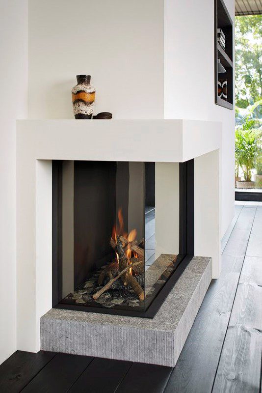 Modern Gas Fireplace Ideas Lovely top 70 Best Corner Fireplace Designs Angled Interior Ideas