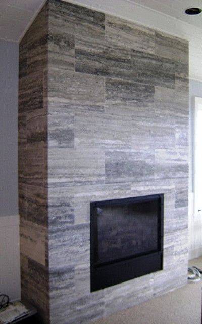 Modern Tile Fireplace Luxury Pinterest