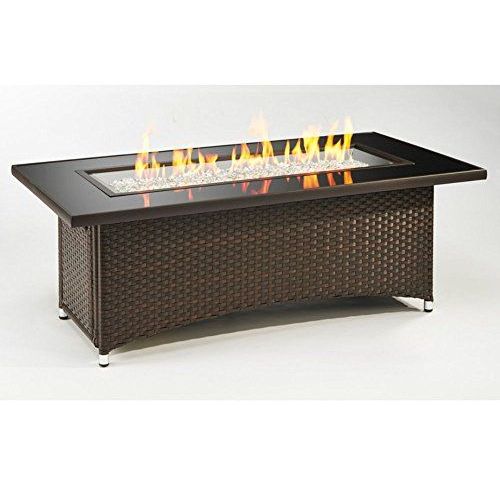 Montego Fireplace Beautiful Dark Brown Modern All Weather Wicker Aluminum sofa Sectional