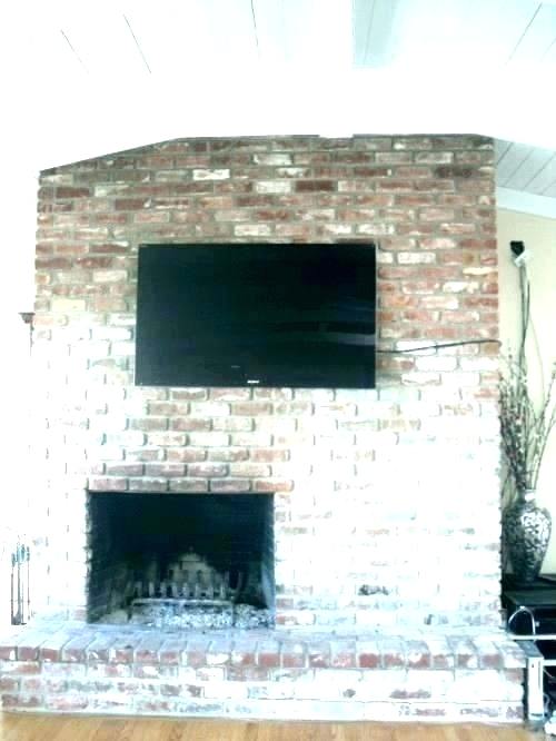 Mounting Tv On Brick Fireplace New How to Cover A Fireplace – Prontut