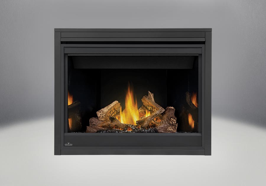 42 Inch Ventless Gas Fireplace Insert Fireplace Design Ideas napoleon fireplaces ascent b42 straight logs prrp standard front napoleon fireplaces