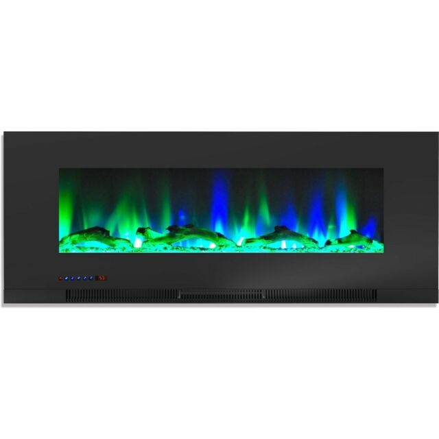 Napoleon Electric Fireplace Unique Cambridge Cam50wmef 2blk 50 In Wall Mount Electric Fireplace Black