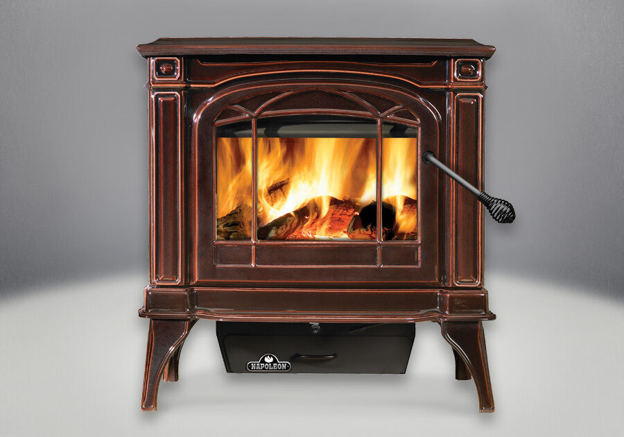 Napoleon Wood Burning Fireplace Luxury Napoleon 1100cn 1 Cast Iron 55k Wood Burning Stove Majolica Brown