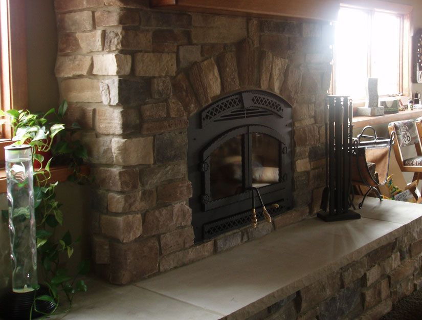 Natural Stone Fireplace Beautiful Nicolet Weatheredge Stone Fireplace