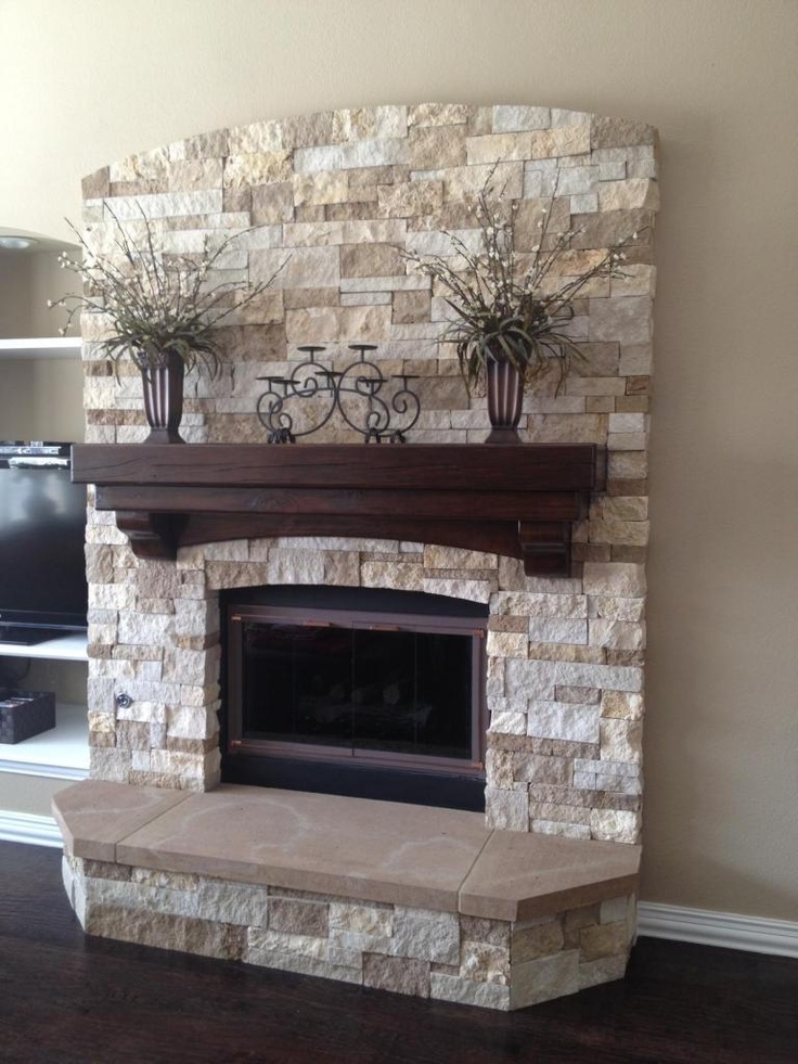 stone fireplace mantel design