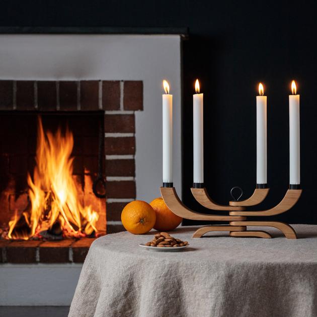 Nordic Fireplace New Kerzenhalter Als Adventskranz [schner Wohnen]