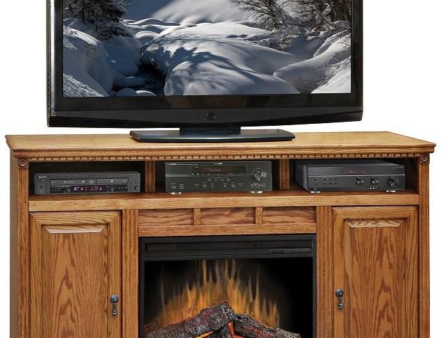 Oak Electric Fireplace Tv Stand Beautiful Lg Sd5101 Scottsdale 62&quot; Fireplace Tv Stand