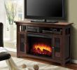 Oak Electric Fireplace Tv Stand Fresh Wyatt 48 In Freestanding Electric Fireplace Tv Stand In Burnished Oak