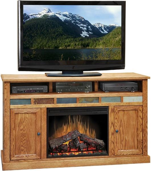 Oak Electric Fireplace Tv Stands New Lg Oc5101 Oak Creek 62" Fireplace Tv Stand