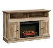 Oak Tv Stand with Fireplace Fresh Sauder Cannery Bridge Media Entertainment Fireplace Credenza Lintel Oak Item