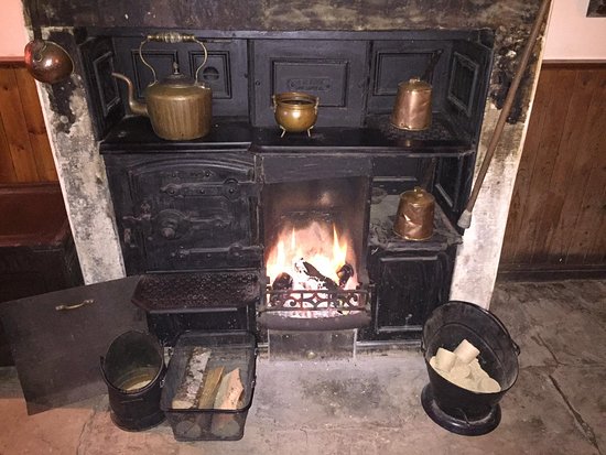 A real old fashioned pub The Sair Inn Huddersfield roaring fire
