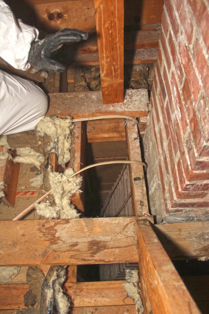 Sealing a Chimney Chase 90